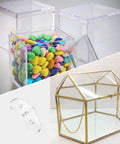 Clear Acrylic L Shaped Corner Brackets 20 Pack for DIY Shelf Setup and Furniture Corner Joint 90 Degree Right Angle Braces