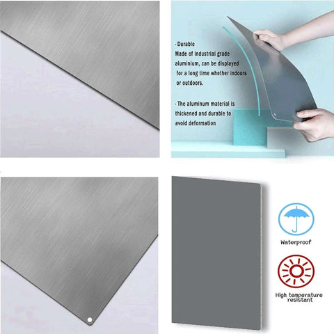 Images of Nearest First Aid Box Location Metal Sign 12x8 Aluminum Durable Rust Resistant Industrial Warning Plaque, showcasing materials and features.