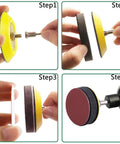 Assembly steps for Pro Grade 320 Piece 3 Inch Sanding Discs Kit With 16 Grits Hook And Loop Backer Plates And Soft Foam Pad