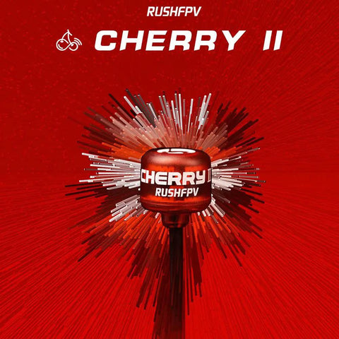 Cherry2 FPV 5.8G Antenna IPEX UFL RHCP LDS for FPV Quadcopter Racing Drone with red design and RX elements.