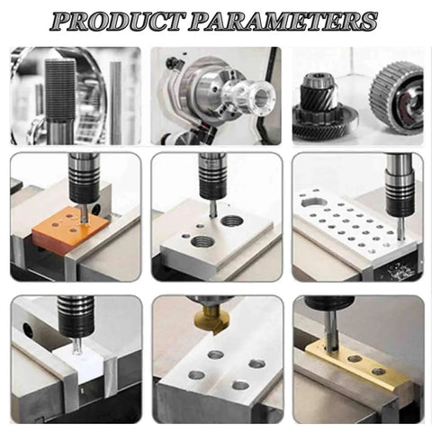 Precision Electric Tapping Machine With 360 Degree Universal Arm For Iron Steel Aluminum M3 To M16 drilling through metal and plastic parts.