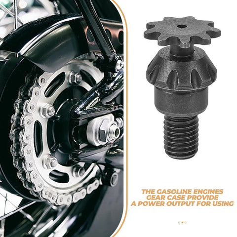 Heavy Duty Iron Transmission Gear Reduction Box For Gasoline Engines And Atvs featuring gear case and sprocket for power output.
