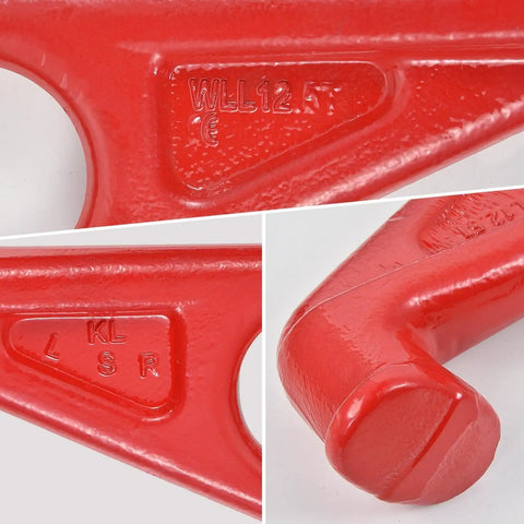 Heavy Duty Lifting Hooks For Shipping Containers With Clear Left And Right Safety Guidance Forged Steel Durable Dockside Gear details