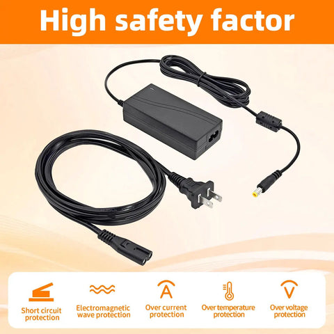 9V Power Adapter For Command Mesh Kit And Electronic Drum Modules Replacement Power Supply Charger 120 To 240 VAC, cables shown