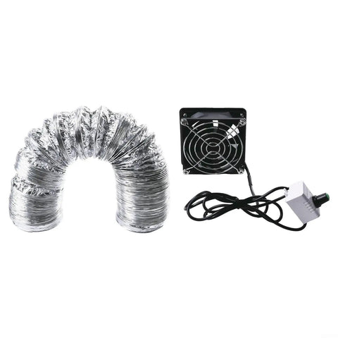 Fume Extractor Fan For Soldering, USB Adjustable Smoke Absorber With 6m Pipe Kit, 8cm duct and USB-powered fan.