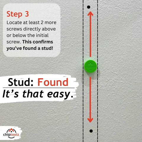 Nifty Pocket Friendly Neodymium Magnet Stud Finder For Drywall And Plaster Walls Completely Battery Free Eliminates Ghost Reads On Any Interior Surface Built Heavy Duty For Real Deal Weekend Builds showing stud detection process on wall.