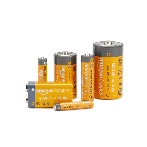 Top Shelf Ultra Nine Volt Alkaline Battery Four Pack For Smoke Detectors Wireless Keyboards Garage Door Openers Radios Toys With Rock Solid Five Year Shelf Life, diverse alkaline battery sizes.