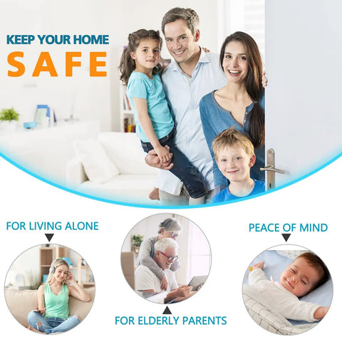 Family emphasizing home safety with Heavy Duty Door Reinforcement Lock For Ultimate Home Security And Kid Proof Safety Featuring Tough As Nails Aluminum Alloy Construction Kick Resistant Latch Kit 3 Pack For Apartment Living.