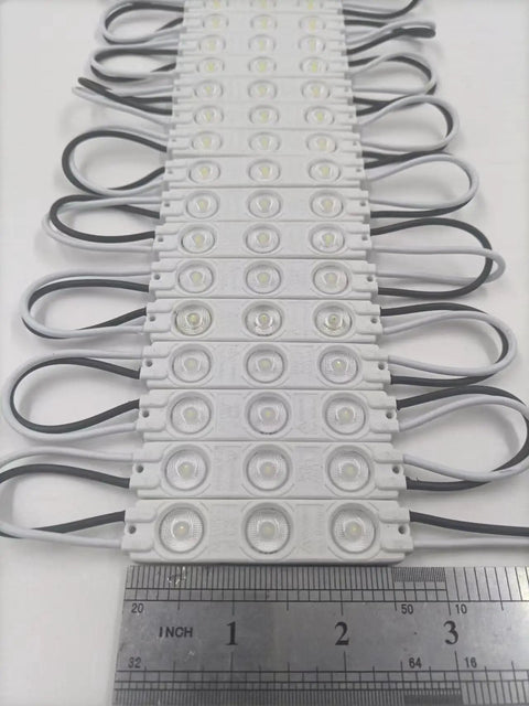 110V AC LED Module 6500K White 1.5W For Lightbox Advertising Signs with adhesive backing, showing multiple modules in a row