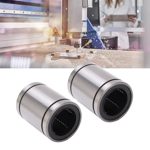 Linear ball bearings for 3D printers and robotic arms, providing smooth motion and high precision in automation equipment.