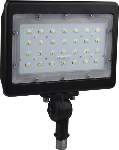 Heavy Duty Led Flood Lights 6 Pack 50 Watt Brushed Bronze Outdoor Security Spotlight 3000K Warm White Waterproof Wall Mount