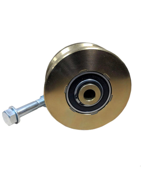 Heavy-duty outdoor sliding gate caster wheel with bearings
