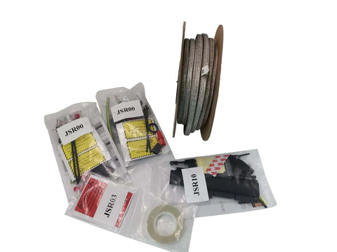 Self Regulating Heating Cable For Pipe Freeze Protection, Dry Location, Industrial Grade, 100 Ft, 120V, accessories visible