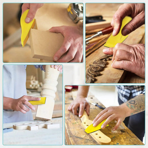 Tiny But Mighty Detail Sander Kit For Tight Spaces And Small Projects, Micro Sanding Tools with hands sanding wood details
