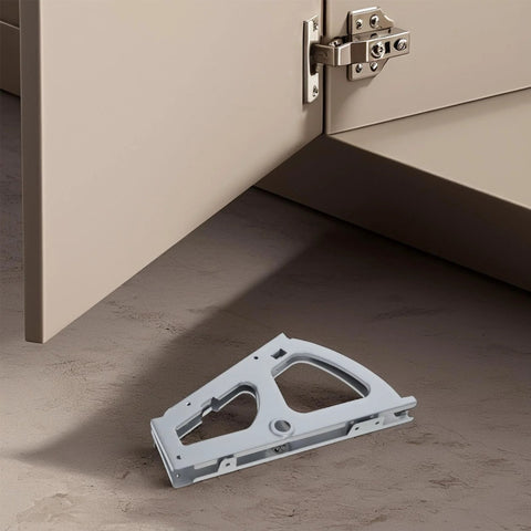 Heavy duty stainless steel cabinet hinges installed on door