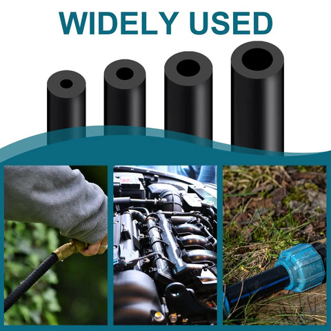 Silicone Vacuum Hose For Automotive 5mm ID Five Feet Long Black Heavy Duty High Temperature Vacuum Line 11mm OD installed usage examples