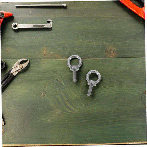 Extended Length M6 Stainless Steel Eye Bolts With Closed Ring And Through Hole For Deep Anchoring, weatherproof and wear resistant