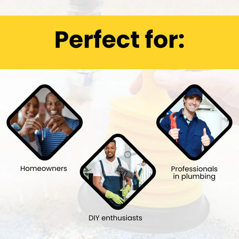 Kick Stubborn Clogs Straight Down The Drain With This Solid Mini Sink Plunger For Kitchen Bathroom Or Shower Drains used by homeowners, DIY enthusiasts, and plumbing pros.