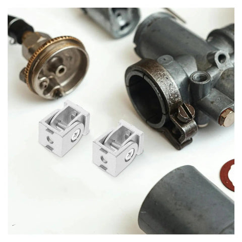 Close-up of Self Closing Reversible Door Hinge Set 4 Pieces Stainless Steel Zinc Alloy Aluminum Extrusion Pivot Joint