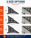3 size options of Overhead Ceiling Cargo Net for Ford Five Hundred and Crown Victoria Clear See Through Mesh Car Organizer