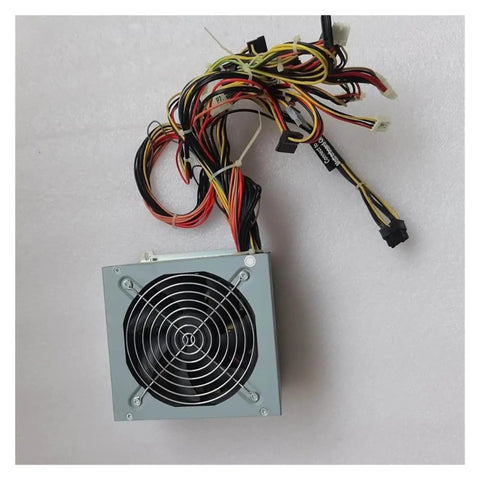 Beefy 500W Server Power Supply For Industrial Computer Systems With Silent Cooling Fan And Wide Input Voltage Range Rugged Metal Housing For Stable Output And Low Heat, top view