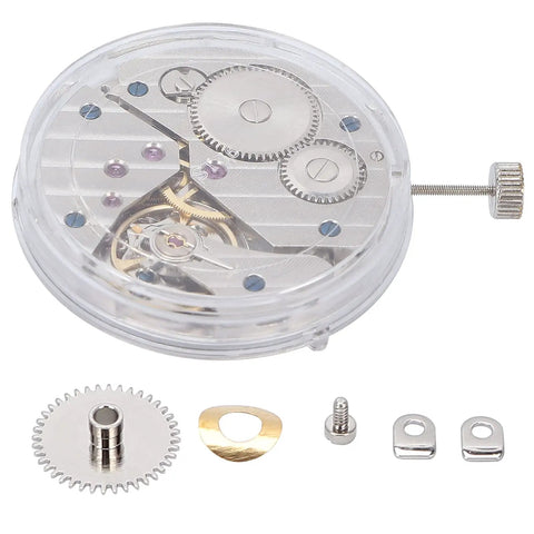 ST3600 Mechanical Watch Movement Replacement Part For Repairing And Restoration with 17 Jewels and components