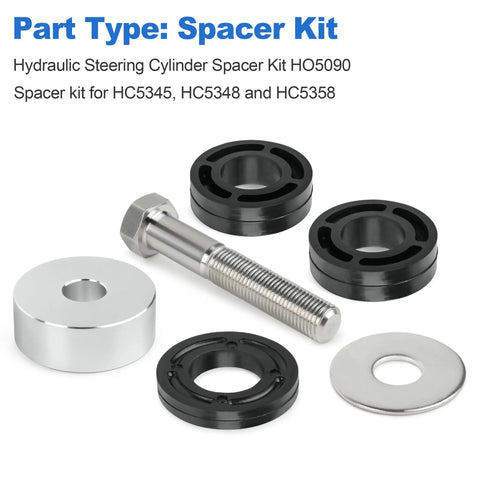 HO5090 Hydraulic Steering Cylinder Spacer Kit For Low HP Outboard Boats Compatible With Teleflex HC5345 3 HC5348 3 HC5358 3