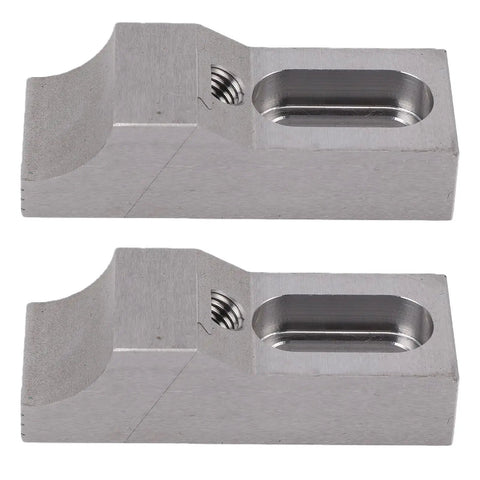 Low profile side clamp vises made from super hard S136H mold steel, 68mm, designed for precise CNC milling workholding.