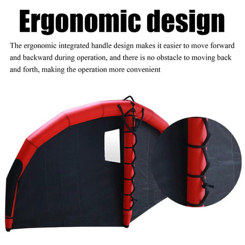 Inflatable Wing Surfing Kite For Beginners 6m² Lightweight Polyester Wind Wing For Kitesurfing And Wing Foiling Sick Dope Window Design And Solid Lift showcasing ergonomic handle design.