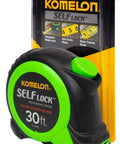 30 Foot Tape Measure With Self Locking Blade Retractable Design, Nylon Coated Blade, Impact Resistant Case, Stud Markings Every 16 Inches For Quick, Accurate Measurements