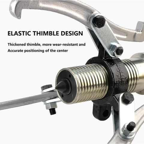 Elastic thimble design of Pro Shop Ready Hydraulic Bearing Puller And Gear Separator providing 50 Ton pulling power for precise handling.