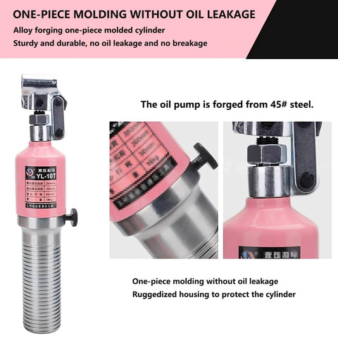 Heavy Duty Hydraulic Bearing Puller Kit With 2 Jaw And 3 Jaw Separators 5T To 50T Capable Vertical Or Horizontal Made Steel Resist Rust Leak Proof For Pros Grabbing Badass Tools Hold Up Pressure Without Failure, pink steel hydraulic cylinder