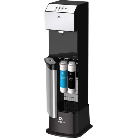 Height Extender Base For Bottom Loading And Bottleless Water Coolers, Adds 10 Inch Pedestal To Freestanding Units with visible filters