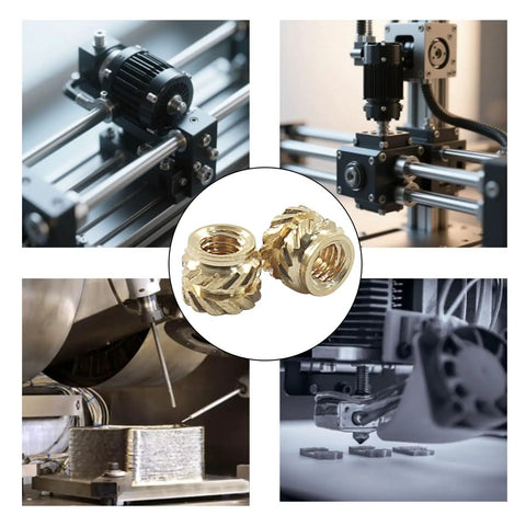 Premium M3 Brass Heat Set Inserts Knurled Threaded Nuts For 3D Printing Plastic Parts And DIY Projects Built To Last