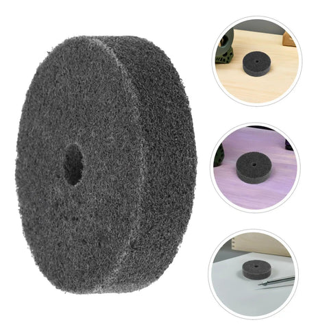 Kick It Up A Notch With These 6pcs Mm Nylon Sanding Wheel For Polishing Metal And Auto Parts, Universal Fit Buffing Wheels For Bench Grinders With 10mm Hole, 75mm disc