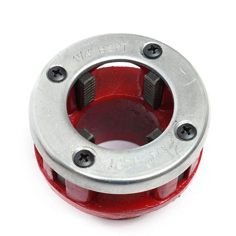 1-1/4 inch die from Pro Grade 7 Piece Pipe Threading Kit With Tap And Die Set Including 3/8, 1/2, 3/4, 1, 1-1/4, 1-1/2 And 2 Inch Dies.