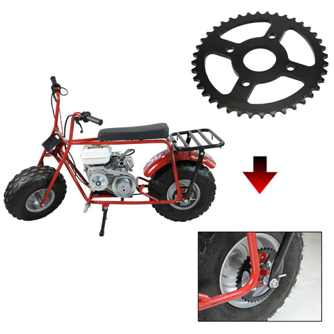 40T Beefy Mini Bike Sprocket With 40mm Bore For Coleman BT200X CT200U EX CT200U EXR Baja Warrior TrailMaster Massimo MB165 MB200