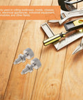 Kickass Stainless Steel Locking Spring Plungers, 2 Pack Beefy Knurled Handle shown on a wooden surface with tools.