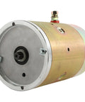 12V Pump Motor Replacement Plug And Play Compatible With Barsanco 520-001, showing end cap and shaft, CW rotation.