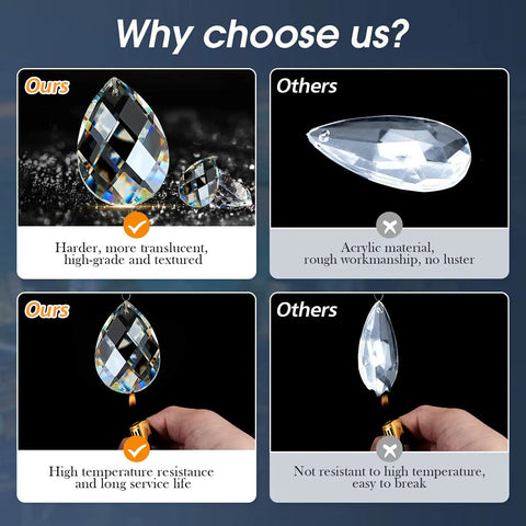 Comparison of crystal vs acrylic materials for durability and translucency for Crystal Chandelier Semi Flush Mount Ceiling Light in Oil Rubbed Bronze, Mini E26 Fixture for Hallway Bedroom Bathroom and Closet, Modern Sparkle With Durable Glass Crystals and Rustic Vintage Vibe