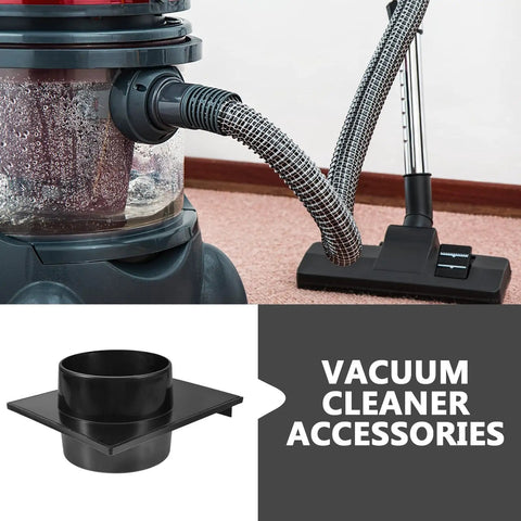Durable Plastic Vacuum Blast Gate Valve 4 Inch for Dust Collection Systems And Shop Vacuums Easy Install Adjustable Airflow Control visible with vacuum cleaner hoses.