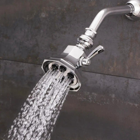 Anystream 360 Shower Head Delivers A Spa Like Shower Experience With Patented Spray Settings And Even Coverage 2.5 GPM Flow Polished Chrome Finish For A Dope Shower Upgrade, polished chrome finish in action