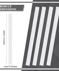 Pro Grade Twenty Pack Reflective Tachometer Tape Strips For Optical And Laser Tachometers, 10 X 200 Mm, product dimensions