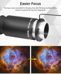 1.25 Inch Telescope Eyepiece Parfocal Rings Set Of Three For No Fuss Quick Eyepiece Swapping And Effortless Magnification Changes