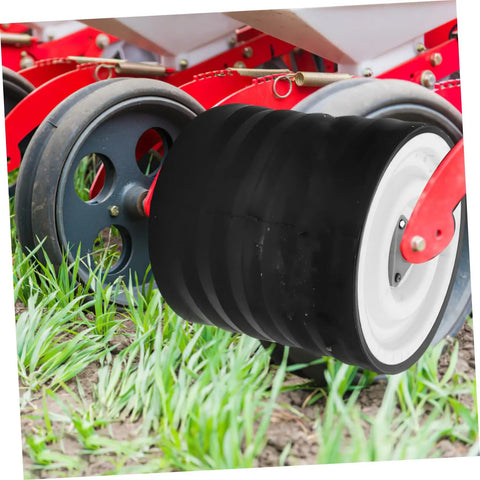 Beefed-Up Planting Wheel Rubber Soil Pressing Roller, Precision Seeder Accessory For Row Crop Planters on machine