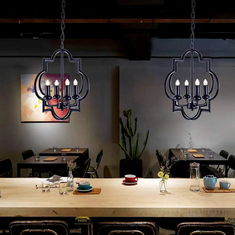 Industrial Vintage Sphere Pendant Light 20 Inch Orb Globe Chandelier With Five Lights In Oil Rubbed Black Finish