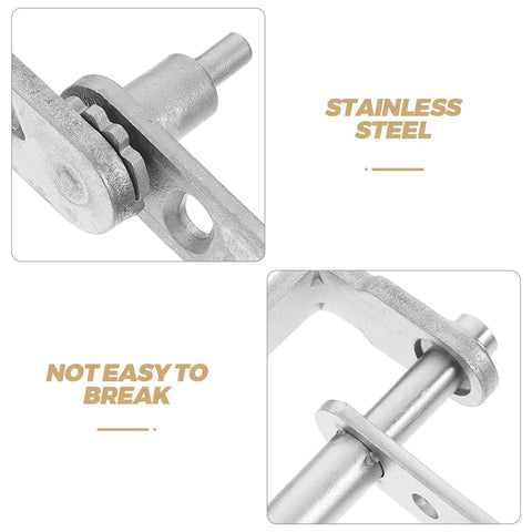 Heavy Duty Stainless Steel Pivot Door Hinge With Auto Close Function, Concealed Half Waist Design, Dual Rotation For Interior Doors