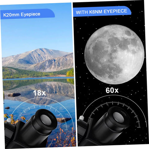 Adjustable Refractor Telescope With Tripod For Beginners And Adults Aluminum Alloy Space Telescope magnifying landscape and moon