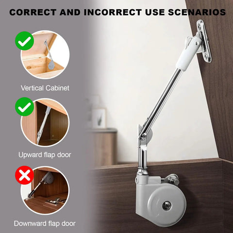 Two Pack Toy Box Hinges With Soft Close And 105 Degree Lid Stay Tension Adjustable Slow Down Chest Hinges installation guide