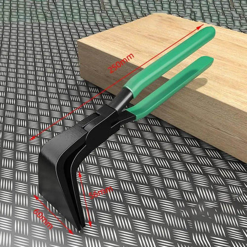 Pro Grade Metal Bending Pliers with 45 Degree Jaw for Precision Sheet Metal Bending in Tight Spaces, shown on textured surface